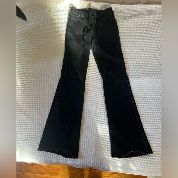 Hollister washed black Bootcut Jeans 28L - Picture 2 of 6